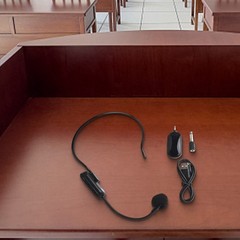 Portable PA System Wireless Microphone Headset Convenient for Outdoor Use
