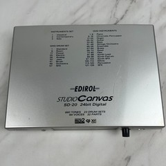 Roland Edirol Studio Canvas SD-20 Sound Module USB Synth