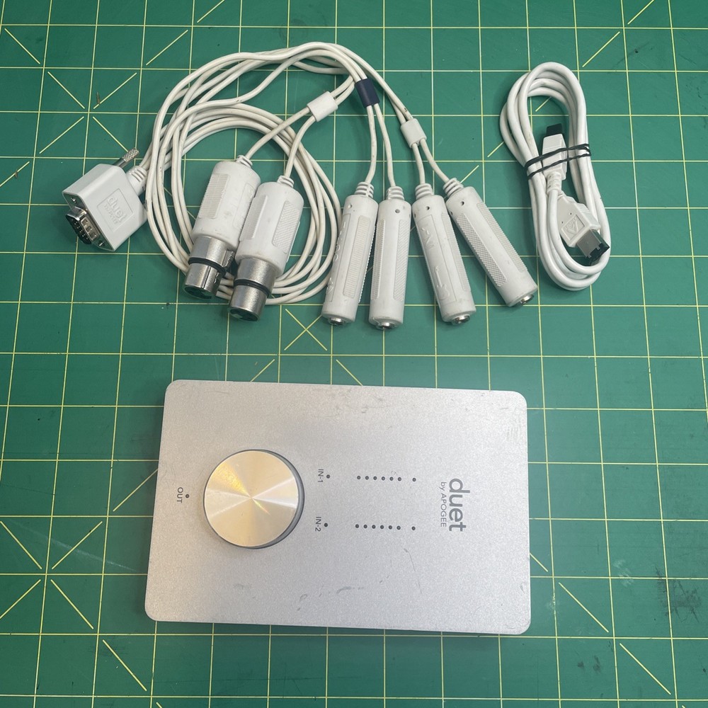Apogee Duet 2×2 Firewire Audio Interface with Breakout Cable and Firewire Cable