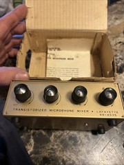 Vintage Lafayette 99-4535 Transistorized Stereo Mic Mixer