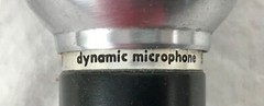 Calrad Dynamic Microphone. Model DM-31. Made in Japan in late 1960s