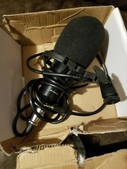 Tzumi Studio Series Pro Mic Condenser Microphone & Shock Mount Used Once