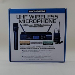 Bogen UHF Wireless Microphone 470 – 490MHz 800 Channel UHF PLL System UDMS800HH