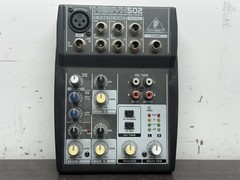 Behringer XENYX 502 Premium 5-Input 2-Bus Mixer with AC Adapter – U12
