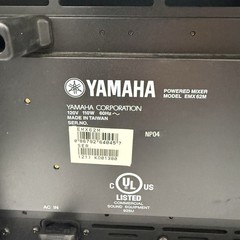 Yamaha EMX62M Powered Mixer Amplifier PA Mixer Tested Working