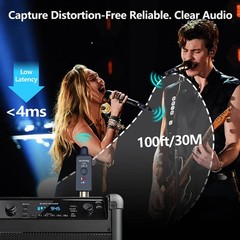 1set Wireless Microphone Transmitter&Receiver UHF XLR Adapter Widely Applicant