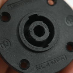 Lot of (12) Genuine NEUTRIK NL4MPR 4-Pole SPEAKON Large Round Twist Lock