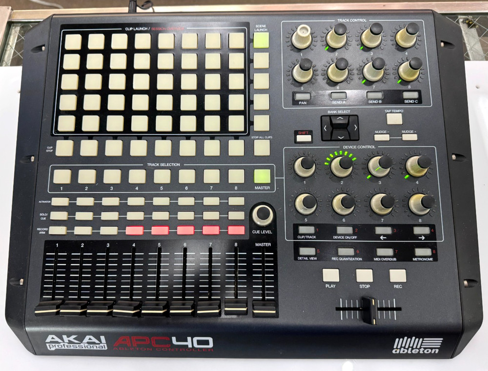 Akai APC40 Mk 1 USB MIDI Controller Ableton Live Music Production Surface