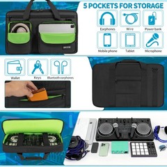 DJ Controller Case Bag, Fits for DDJ-REV1/DDJ SR/SR2/Denon MC4000/Numark Mixt…