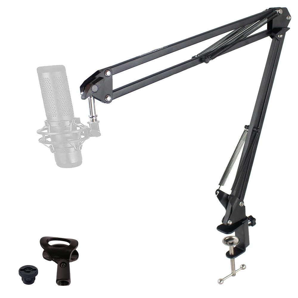 ChromaCast Pro Series 38 Scissors Arm Adjustable Microphone Desk Stand with Boom