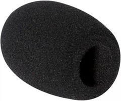 Windscreen Foam for Pencil Microphones, Black