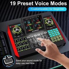 Podcast Microphone Bundle with Live Sound Board Audio Mixer, Podcast Equipmen…