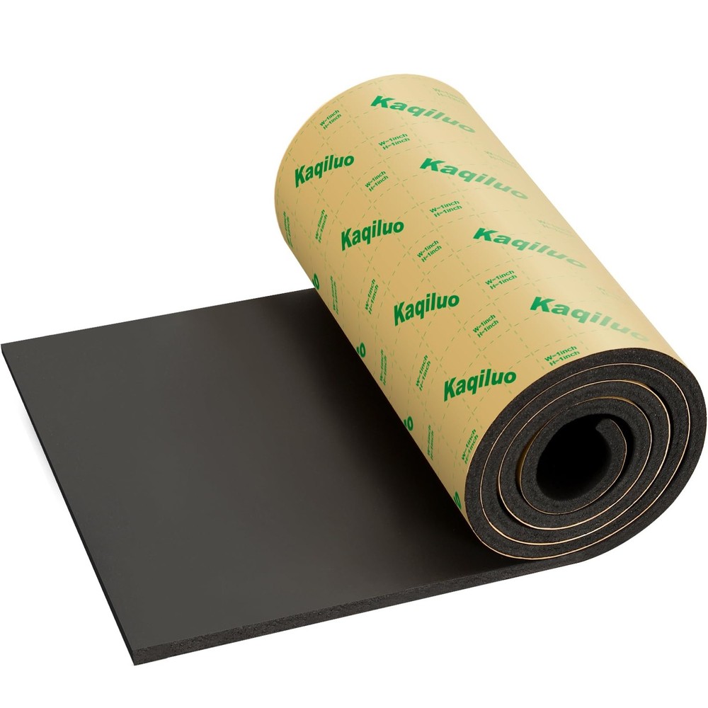 High Density Self-Adhesive Sound Insulation Acoustic Closed Cell Foam, 5.8 Sqft