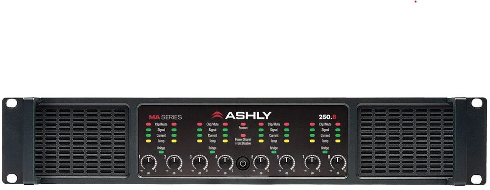 Ashly MA250.8 8Ch Multi-Mode Amplifier w/Power Sharing