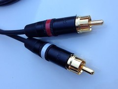 5FT Mogami with Neutrik Rean Gold Phono RCA Cable Red – White Color Code