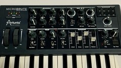 In-Box Arturia MicroBrute 25-Key Analog Synthesizer W/ Cables, Manual & More