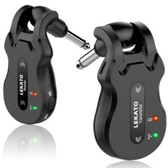 LEKATO 5.8GHz Wireless Guitar Digital System Transmitter Receiver set 100ft