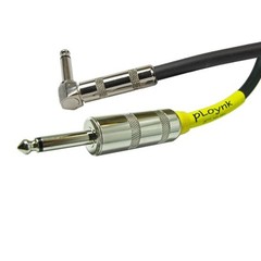 2 PACK 5 ft foot PLOYNK right angle to straight 1/4 stage monitor speaker cables