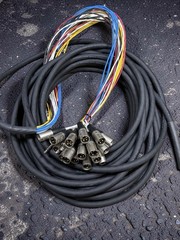 Live Wire 16 Channel Stage Snake 16 XLR Inputs 4 TRS Returns Audio Cable