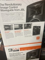JBL 305P MkII Active Studio Monitor, Wired, XLR/1/4in, 82W, Black, 5in