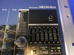 Yamaha MG16/6FX Mixing Console w/Rack Ears (Tested-Working) Good Condition