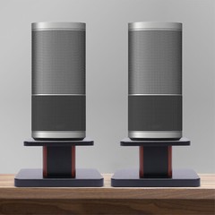 Pair Desktop Speaker Stand Studio Monitor Mount 6″ High Tabletop 15kg Load