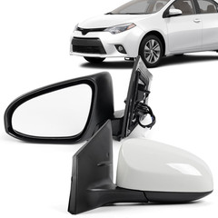Driver Left 3Pins Side Mirror Assembly Replace for Toyota Corolla 2014-2019, Non
