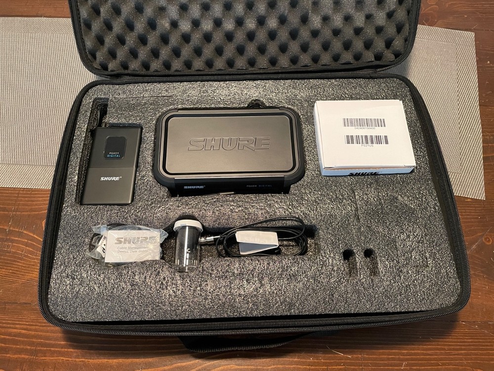 Shure PGXD4 / PGXD1 Digital Wireless Lavalier Tested – Excellent Condition