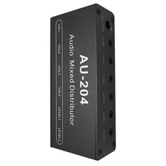 DC 5V-15V 2Way 4Way Input 1Way Output 3.5mm Stereo Audio Signal Mixer Board
