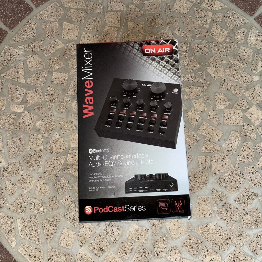 Tzumi Wave Mixer Bluetooth Multi-Channel Interface – On Air Wave Mixer 7829BB