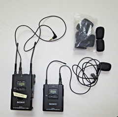 Sony UTX-B2 and URX-P2 Wireless Lavalier Mic Transmitter Receiver + Free Ship