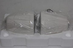 QSC AD-P.SAT 2.75-Inch White Satellite Pendant Loudspeaker Pair