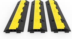 11000lbs Capacity Rubber Cable Protector – 3 Pack – Slip-proof & Modular Design