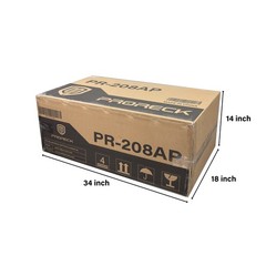 PRORECK Dual 8“ Full Range 4000W Line Array Speaker*4 With Fly Frame
