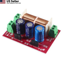 2pcs 400W 2 Way Speaker Crossover Treble Bass Audio Frequency Divider FROM USA