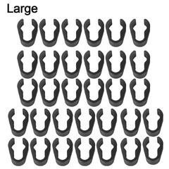 Comprehensive Package of Cable Clips for Various for stand Sizes 32 Pieces