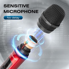 4-Channel Wireless Microphone System – Karaoke, Party, Meeting, DJ, Wedding