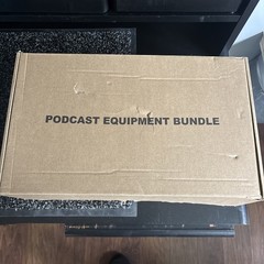 Hayner-Seek Podcast Equipment Bundle for 2 for Live Streaming, DJ Mixer