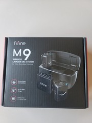 Fifine M9 Wireless Lavalier Microphone For Video Recording, Streaming