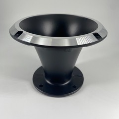 7″ Round High Frequency Aluminum Horn for 2″ Bolt On Exit Drivers 53″ Thickness