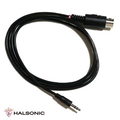TRS MIDI Cable Type A 4 ft (1.2m) male-male Black AKAI/Korg/Roland etc.
