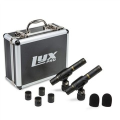 LyxPro Pencil Condenser Microphone Set Omni Cardioid Capsules Stereo Pair