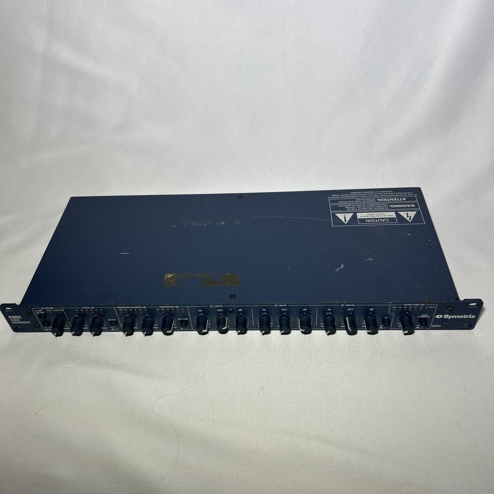DEFECTIVE Symetrix 528E Analog Channel Voice Processor Untested For pa G3D