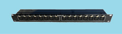 Mamba 16 XLR Female to 16 XLR Male 1RU XLR to XLR Patch Bay
