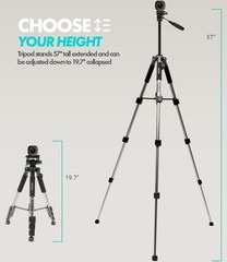 Movo Video Podcast Equipment Bundle with Boom Arms