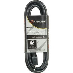 American DJ EC163 16 Gauge IEC Power Extension Cord 3 ft. 6 ft.