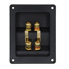 Pure Copper Speaker Connection Pieces 2Pcs with Junction Box for Easy Setup