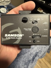 Samson Go Mic Mobile Receiver with LM8 Lavalier and Belt Pack Transmitter