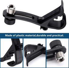Facmogu 2PCS Drum Microphone Clip, Adjustable Mic Mount Clamp Holder Mic…