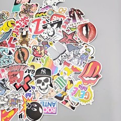 100 Skateboard Stickers Bomb Vinyl Laptop Luggage Decals Dope Sticker Lot USA